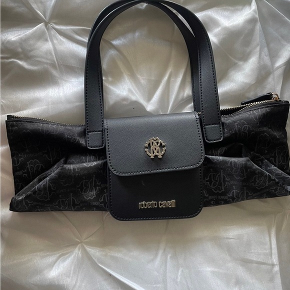 roberto cavalli top handle tote bag - Picture 9 of 10